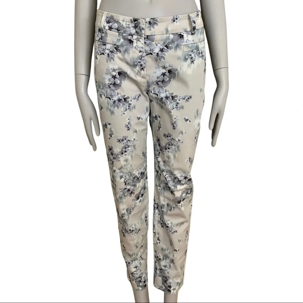 CAMBIO Renira Slim Fit Floral Mid-Rise Ankle Jeans - Picture 5 of 16